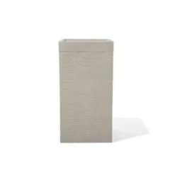 Beliani DION - Plantenbak - Lichtbeige - 40 cm - Klei-vezelmengsel Outlet
