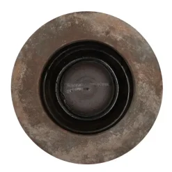 DK Design Bloempot model Maya - roestbruin - 25 x 16 cm - rustiek Best