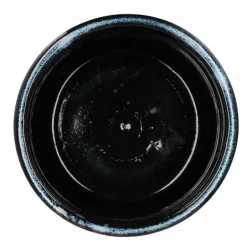 DK Design Bloempot model Blue Glaze - blauw - D12 x H13 cm - ombre Best