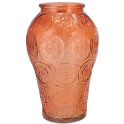 DK Design boeket vaas Circle - glas - oranje - 15 x 25 cm Discount