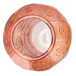 DK Design boeket vaas Circle - glas - oranje - 15 x 25 cm Discount