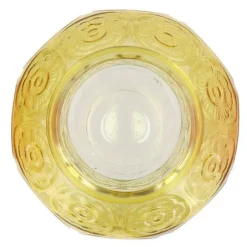 DK Design boeket vaas Circle - glas - geel - 15 x 25 cm Best