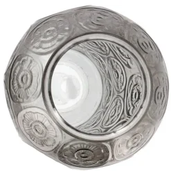 DK Design boeket vaas Circle - glas - donkergrijs - 15 x 25 cm Discount