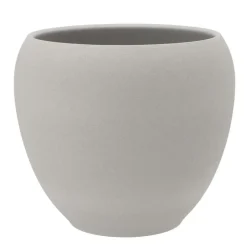 DK Design Plantenpot - Vinci - lichtgrijs mat - D24 x H28 cm Clearance