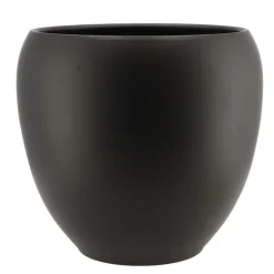 DK Design plantenpot - Vinci - zwart mat - D29 x H31 cm Outlet