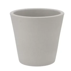 DK Design plantenpot - Vinci - lichtgrijs mat - D16 x H18 cm New