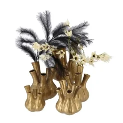 DK Design vaas Aglio - tulpenvaas - XL -mat goud - D26 x H35 cm Online