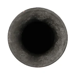 DK Design vaas kruik model Maya - verweerd zwart - D18 x H40 cm - rustiek Discount