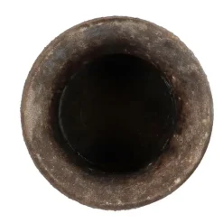 DK Design vaas kruik model Maya - roestbruin - D16 x H30 cm - rustiek Hot