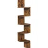 Dok Home - Wandplank - 5 planken - Vintage - Donkerbruin Online