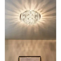 Beliani DORNAS - Kroonluchter - Zilver - Ijzer Discount