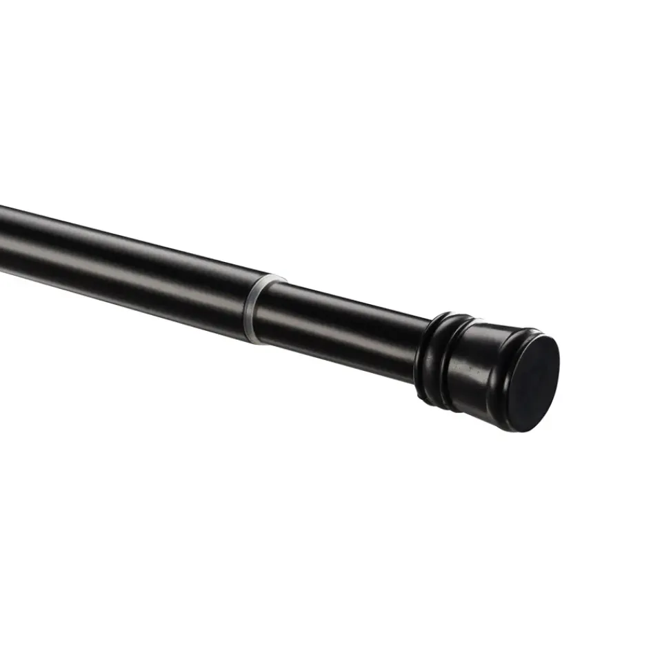 ACAZA Douche Gordijnstang XL, aanpasbaar van 140 tot 260 cm, zelfklemmend, zwart Outlet