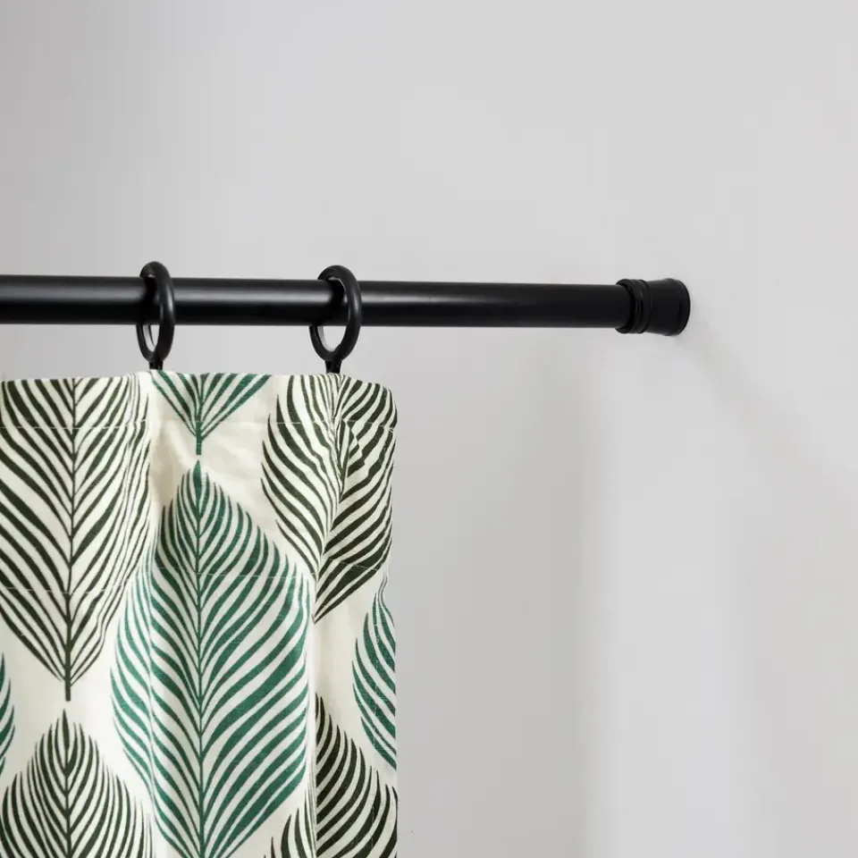 ACAZA Douche Gordijnstang XL, aanpasbaar van 140 tot 260 cm, zelfklemmend, zwart Outlet