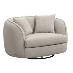 Leen Bakker Draaibare Loveseat Enzio - stof Sirena - greige Outlet