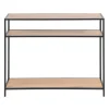 Leen Bakker Dressoir Jaxx - naturel/zwart - 79x100x35 cm