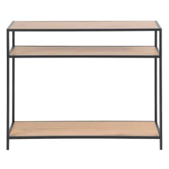 Leen Bakker Dressoir Jaxx - naturel/zwart - 79x100x35 cm