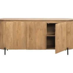 Leen Bakker Dressoir Vito - lichtbruin - 81x180x43 cm Clearance