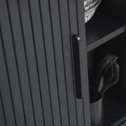 Giga Living Dressoir Zwart Eikenhout - 120x45x76cm - Nola New