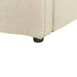 Beliani DREUX - Bed met opbergruimte - Beige - 140 x 200 cm - Polyester Discount