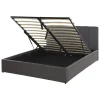 Beliani DREUX - Bed met opbergruimte - Grijs - 140 x 200 cm - Kunstleer Best