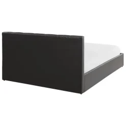 Beliani DREUX - Bed met opbergruimte - Grijs - 140 x 200 cm - Kunstleer Best