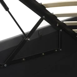 Beliani DREUX - Bed met opbergruimte - Grijs - 140 x 200 cm - Kunstleer Best