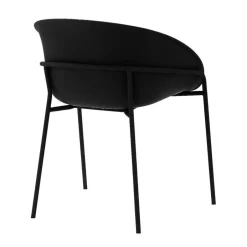 DS4U - Ella kunststof eetkamerstoel - zwart Outlet