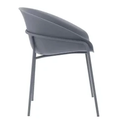 DS4U - Ella kunststof eetkamerstoel - grijs New