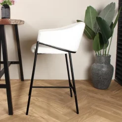 DS4U - Elza barkruk boucle ivoor 65 cm Discount