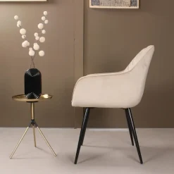 DS4U - Gaby armstoel velvet champagne Discount