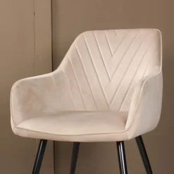 DS4U - Gaby armstoel velvet champagne Discount