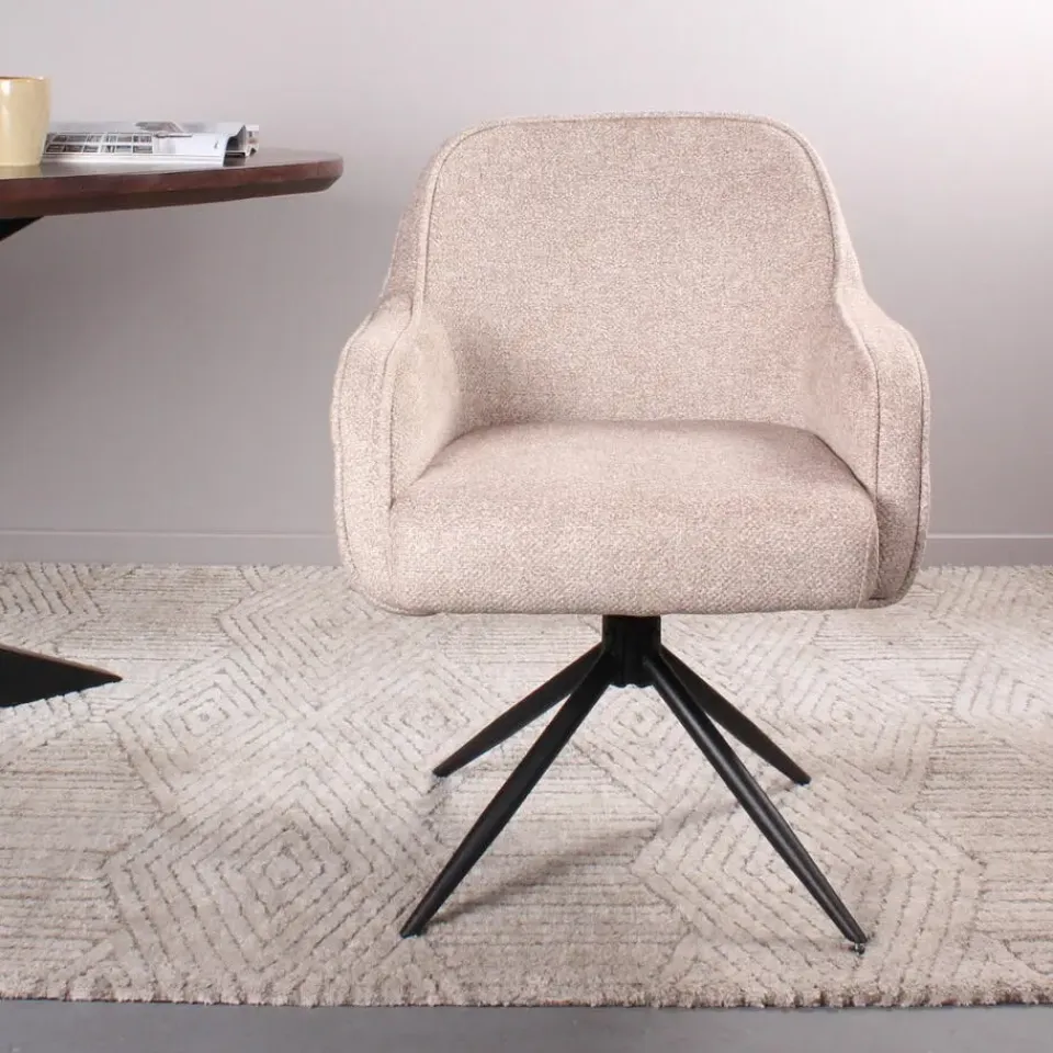 DS4U - Loisa armstoel terugdraai - champagne Best