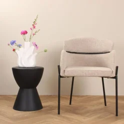 DS4U - Mira eetkamerstoel boucle - zand Discount