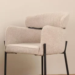 DS4U - Mira eetkamerstoel boucle - zand Discount