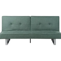 Beliani DUBLIN - Slaapbank 3-zits - Groen - Polyester Discount