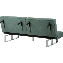 Beliani DUBLIN - Slaapbank 3-zits - Groen - Polyester Discount