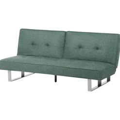 Beliani DUBLIN - Slaapbank 3-zits - Groen - Polyester Discount