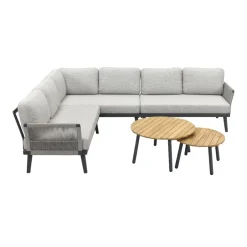 Van der Garde Tuinmeubelen - Premium Durban/mindo loungeset - hoekbank - 3-delig Hot