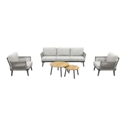 Van der Garde Tuinmeubelen - Premium Durban/Mindo stoel-bank loungeset - 5-delig Best