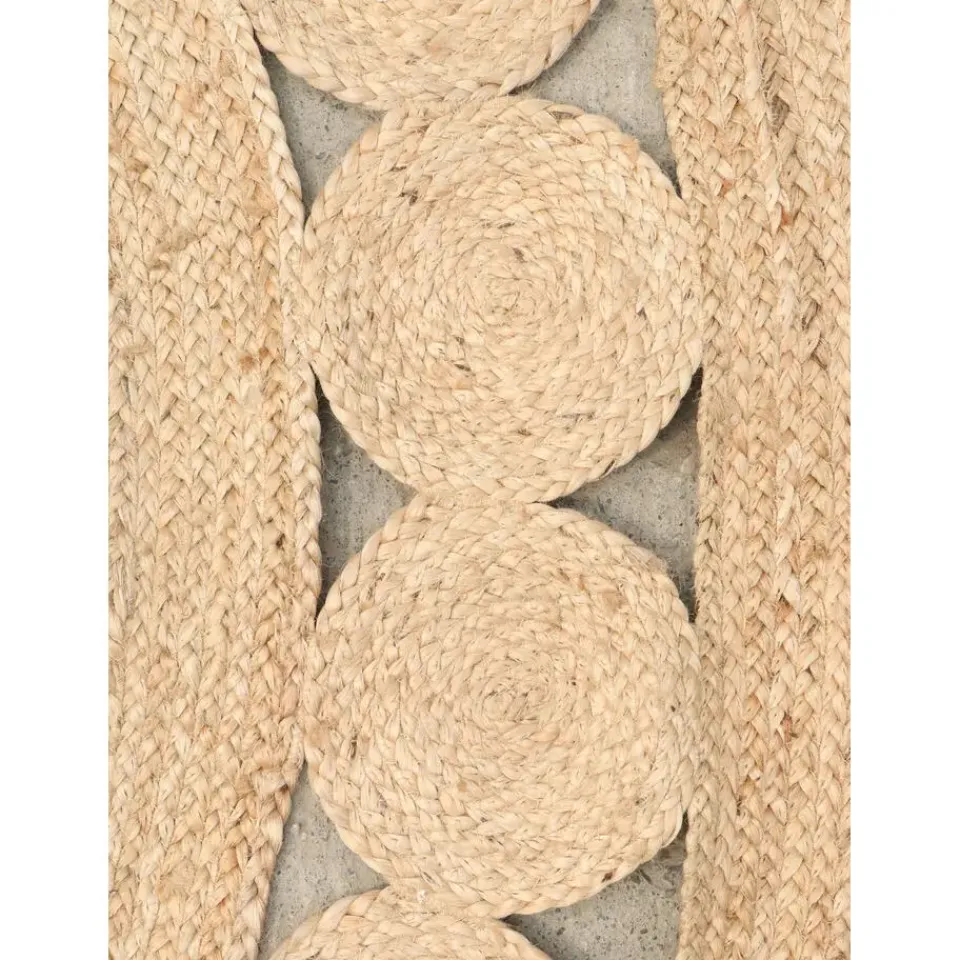 Dutch Lifestyle - Jute - Vloerkleed - 150x150 cm - Beige Online