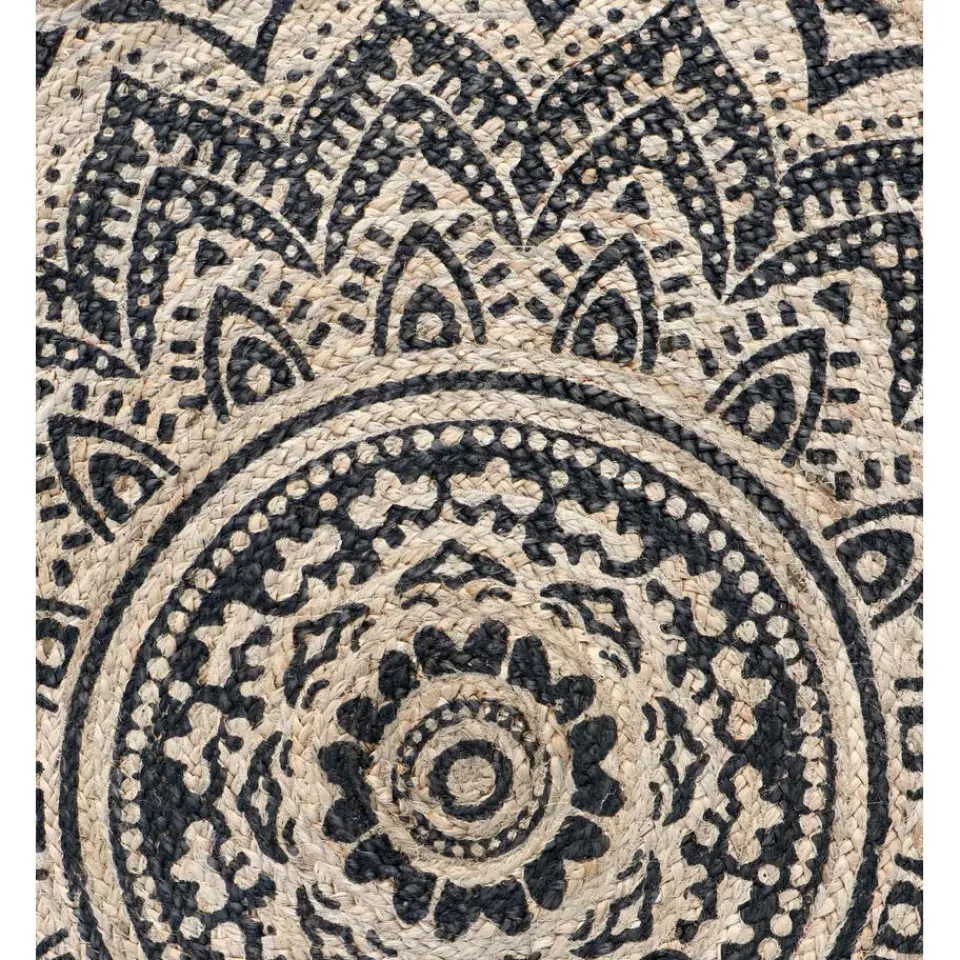 Dutch Lifestyle - Jute - Vloerkleed - 150x150 cm - Grijs Discount