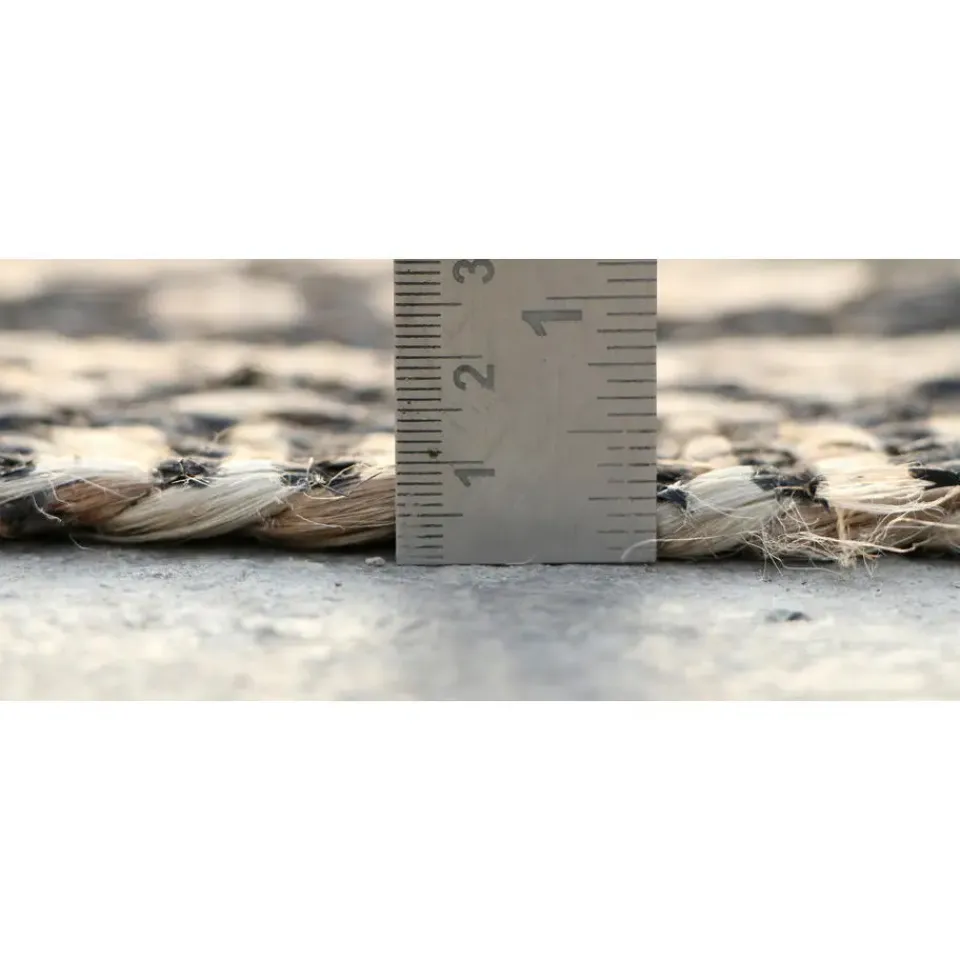 Dutch Lifestyle - Jute - Vloerkleed - 150x150 cm - Grijs Discount