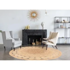 Dutch Lifestyle - Jute - Vloerkleed - 200x200 cm - Beige Outlet