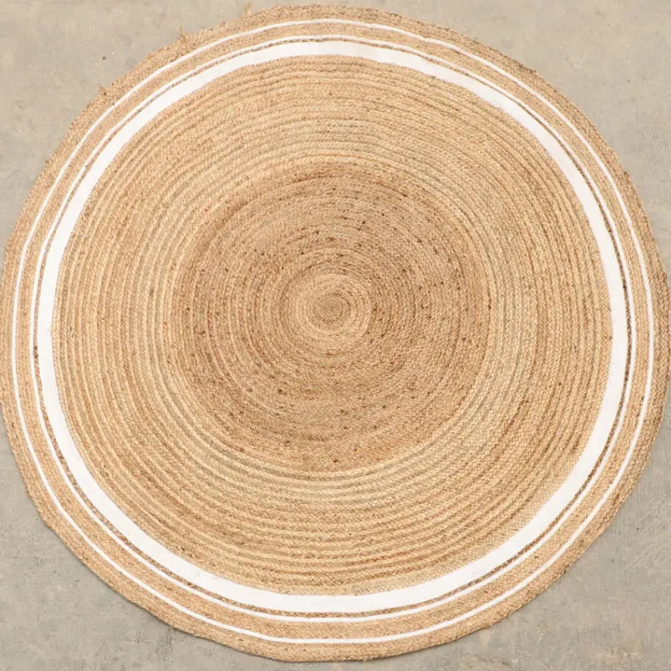 Dutch Lifestyle - Jute - Vloerkleed - 200x200 - Beige Online