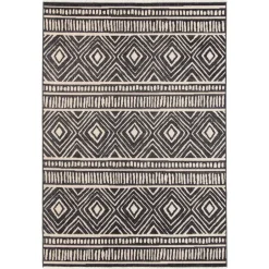 Dutch Lifestyle - Katoen - Vloerkleed - 160x230cm - Zwart Hot