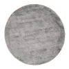 Dutch Lifestyle - Viscose - Vloerkleed - 195cm rond - Grijs Clearance