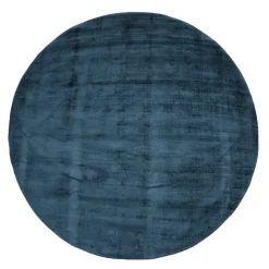Dutch Lifestyle - Viscose - Vloerkleed - 195cm rond - Blauw Discount