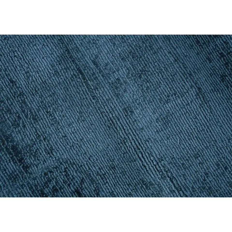 Dutch Lifestyle - Viscose - Vloerkleed - 195cm rond - Blauw Discount