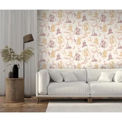 Dutch Wallcoverings - Arty Woman beige/oudroze/oker - 0,53x10,05m Sale