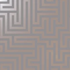 Dutch Wallcoverings - Indulgence Maze grey/rose/gold - 0,53x10,05m Discount